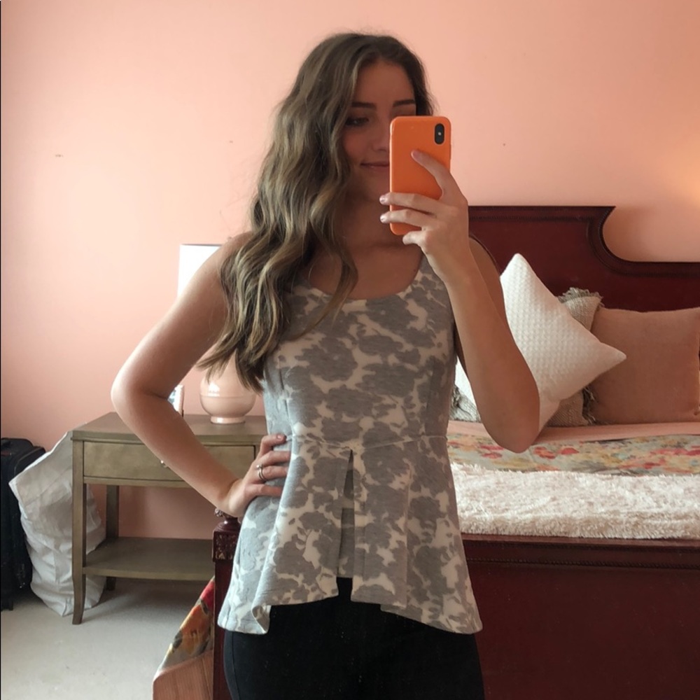Anthropologie Peplum Top